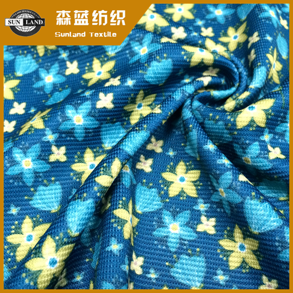 拉薩印花樓梯布 Printing spandex ottoman fabric