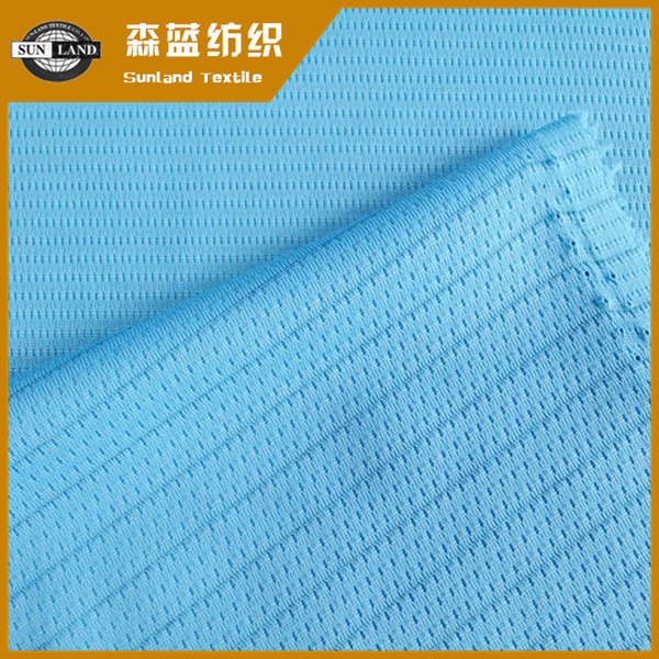 葫蘆島速干吸濕防靜電鳥眼布 Silver ion dry fit anti-static double mesh