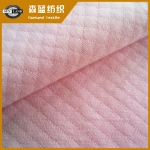 烏海CVC提花空氣層 Polyester cotton jacquard fabric