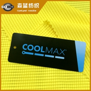 汕尾吸排格子布 Coolmax waffle fabric